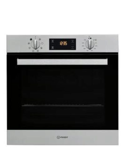 Indesit Aria Ifw6340Ixuk Built-In Double Electric Oven - Stainless Steel - Oven With Installation Indesit Aria Ifw6340Ixuk Built-In Double Electric Oven - Stainless Steel - Oven With Installation